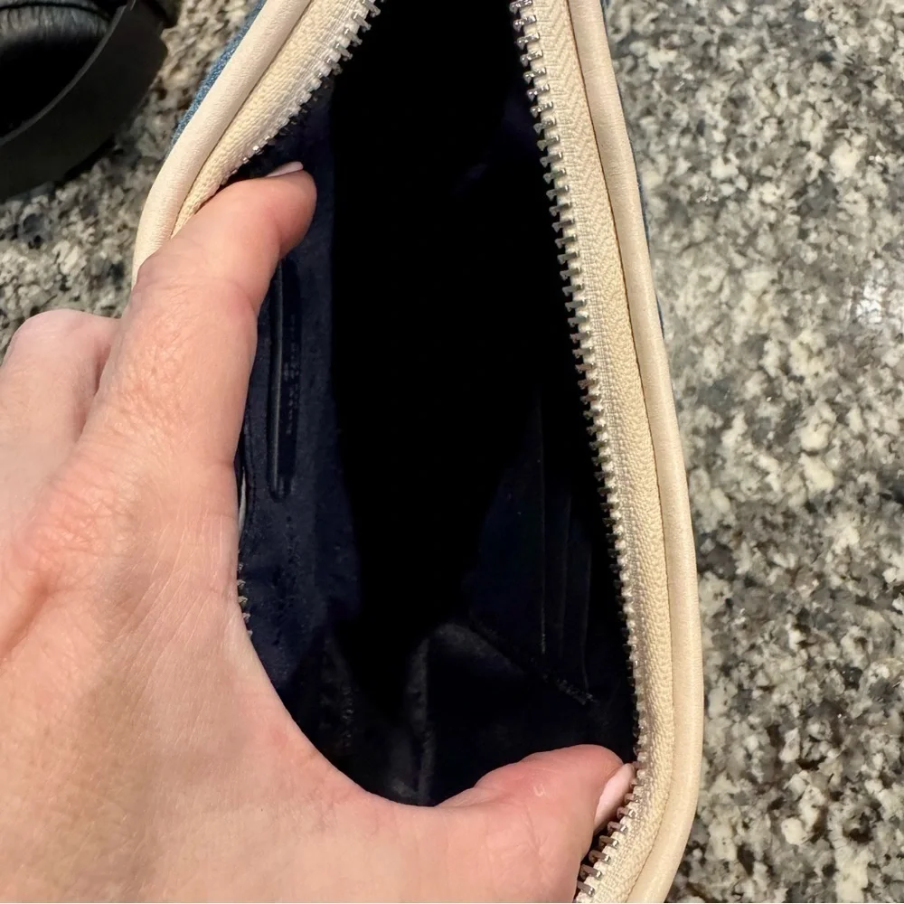 Kate Spade Carey Denim Zip Top Crossbody